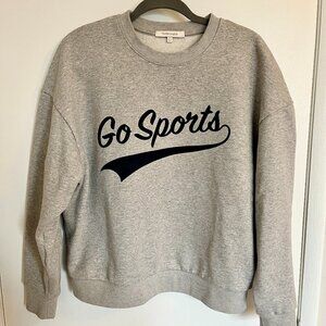 Favorite Daughter “Go Sports” Graphic Grey Sweatshirt – Size S